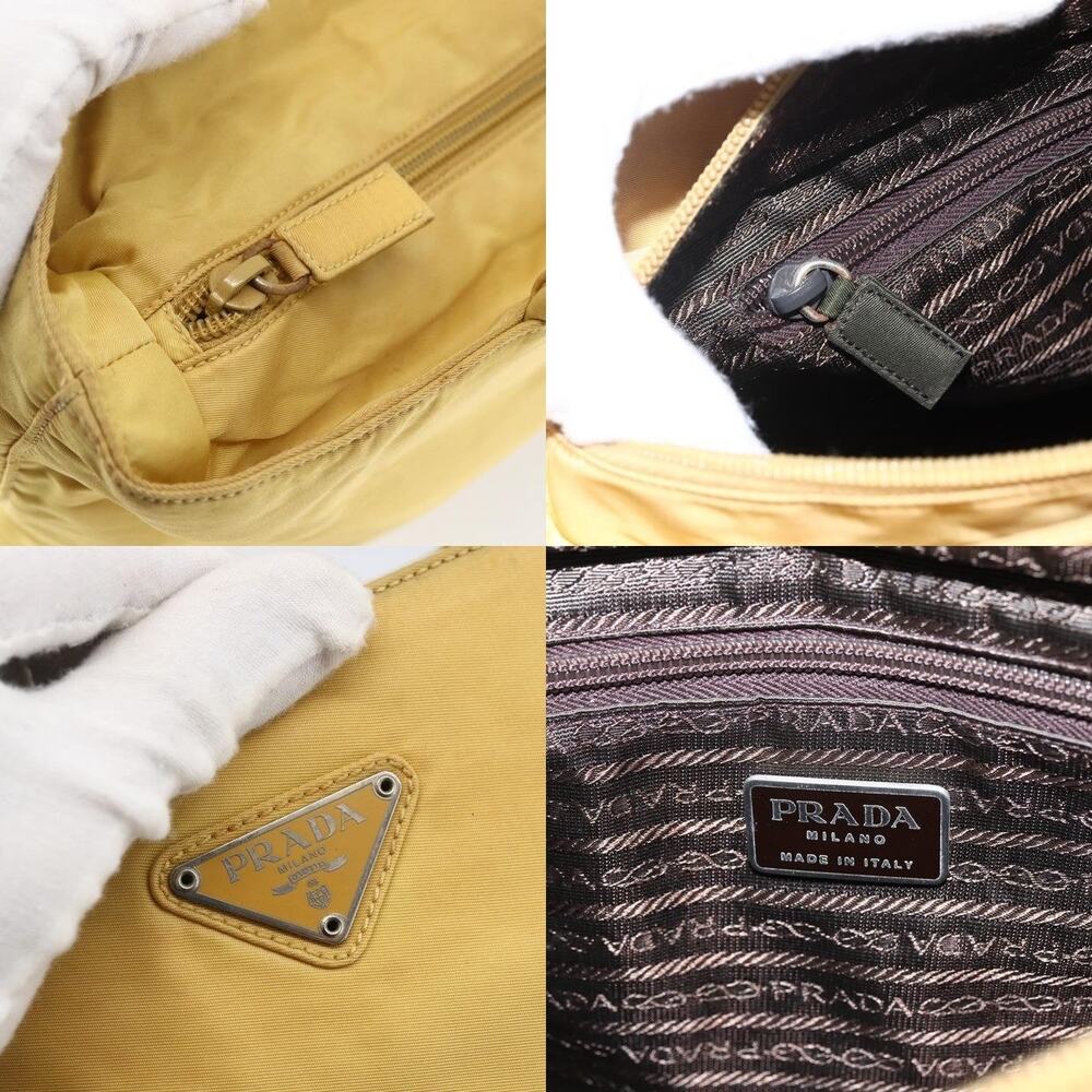 Prada Nylon Handbag Yellow - Picture 10 of 14
